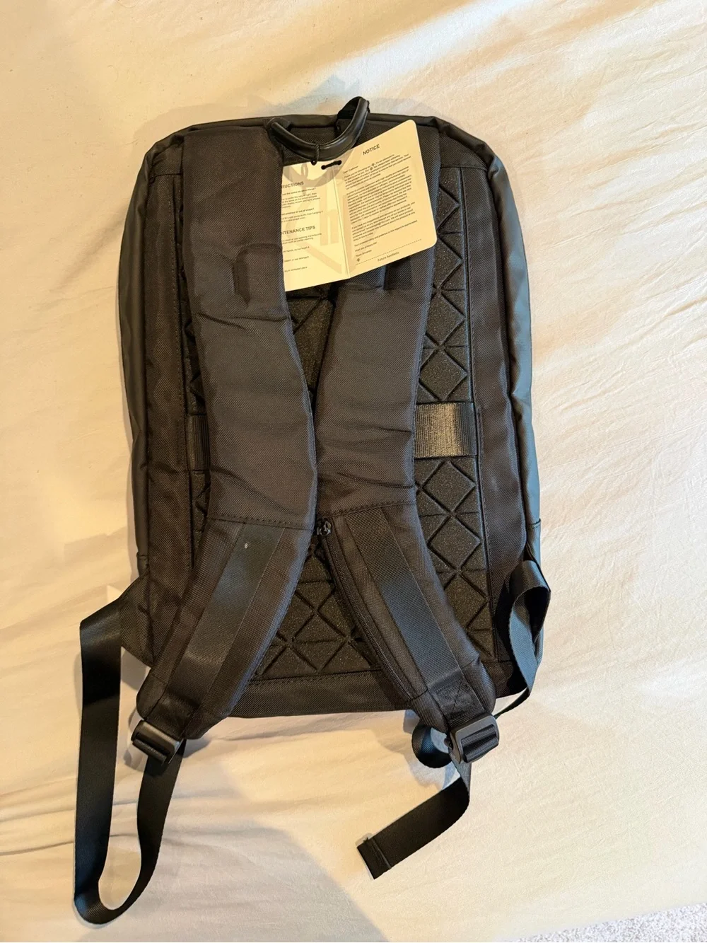 Black Men's Waterproof Urban Sling Backpack - Unbranded